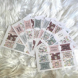 Reckless Love Books the Bible Tabs with Pretty Gifts for Christian Bible Tab Sticker Jesus Double Sided and Laminated with Adhesive