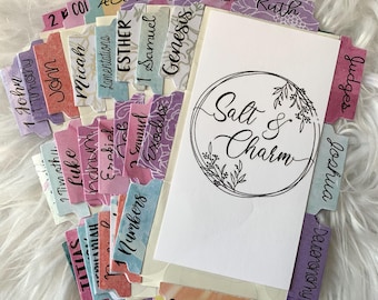 Abstract Books de Bijbel Tabs met mooie cadeaus voor christelijke Bijbel Tab Sticker Jezus dubbelzijdig en gelamineerd met lijm
