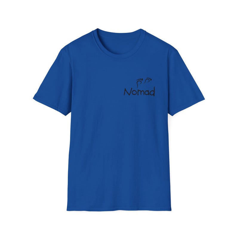 Nomad footprint logo T-Shirt | Travel minimalist tee image 7