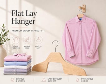 Flat Lay Clothing Hanger for Resellers | Poshmark eBay Boutique Photography Tool