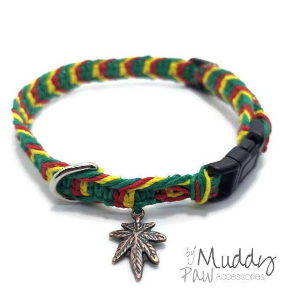rasta cat collar