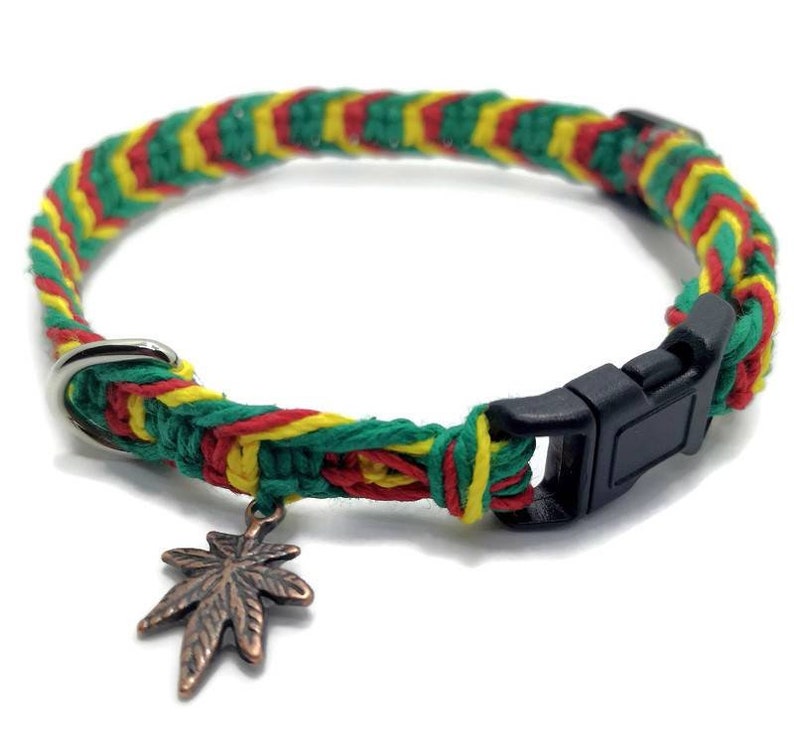 Rasta Dog Collar Rasta Cat Collar Rastafari Dog Collar | Etsy