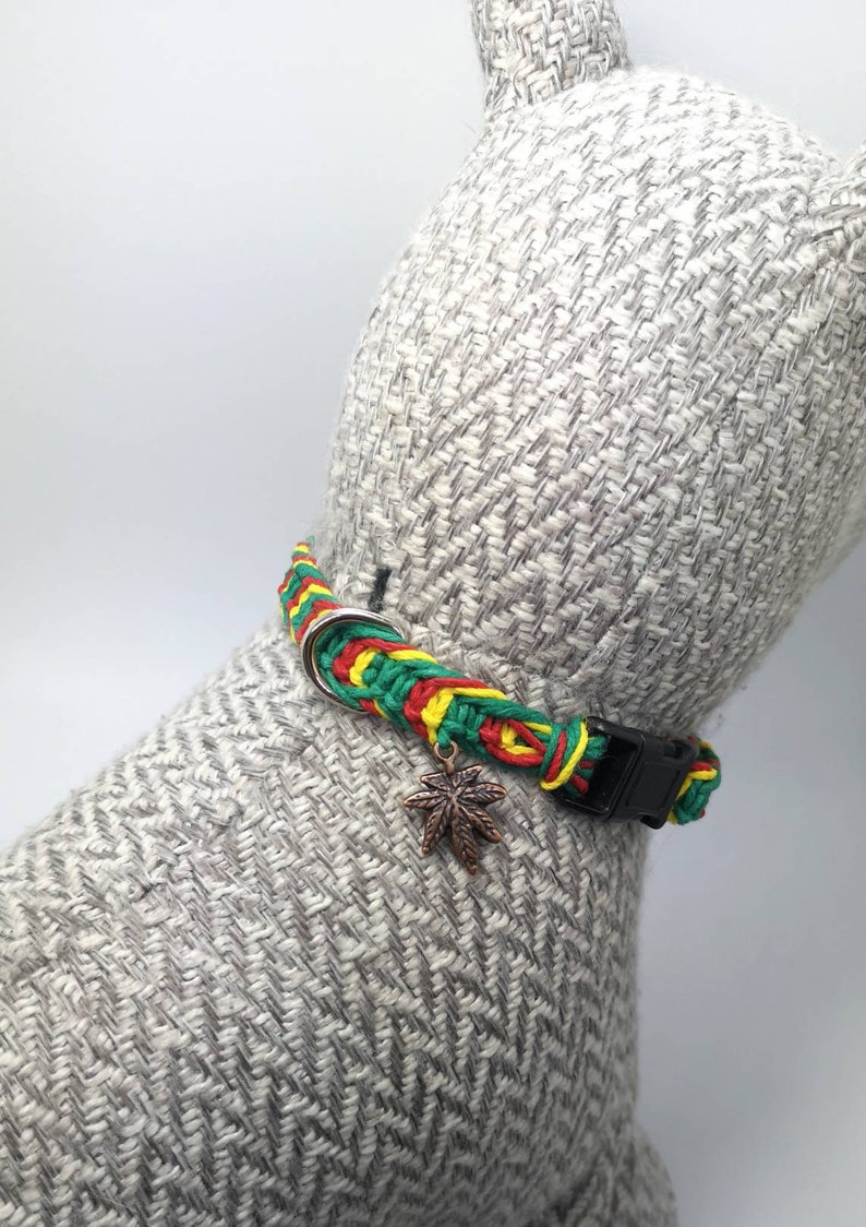 Rasta Dog Collar Rasta Cat Collar Rastafari Dog Collar | Etsy