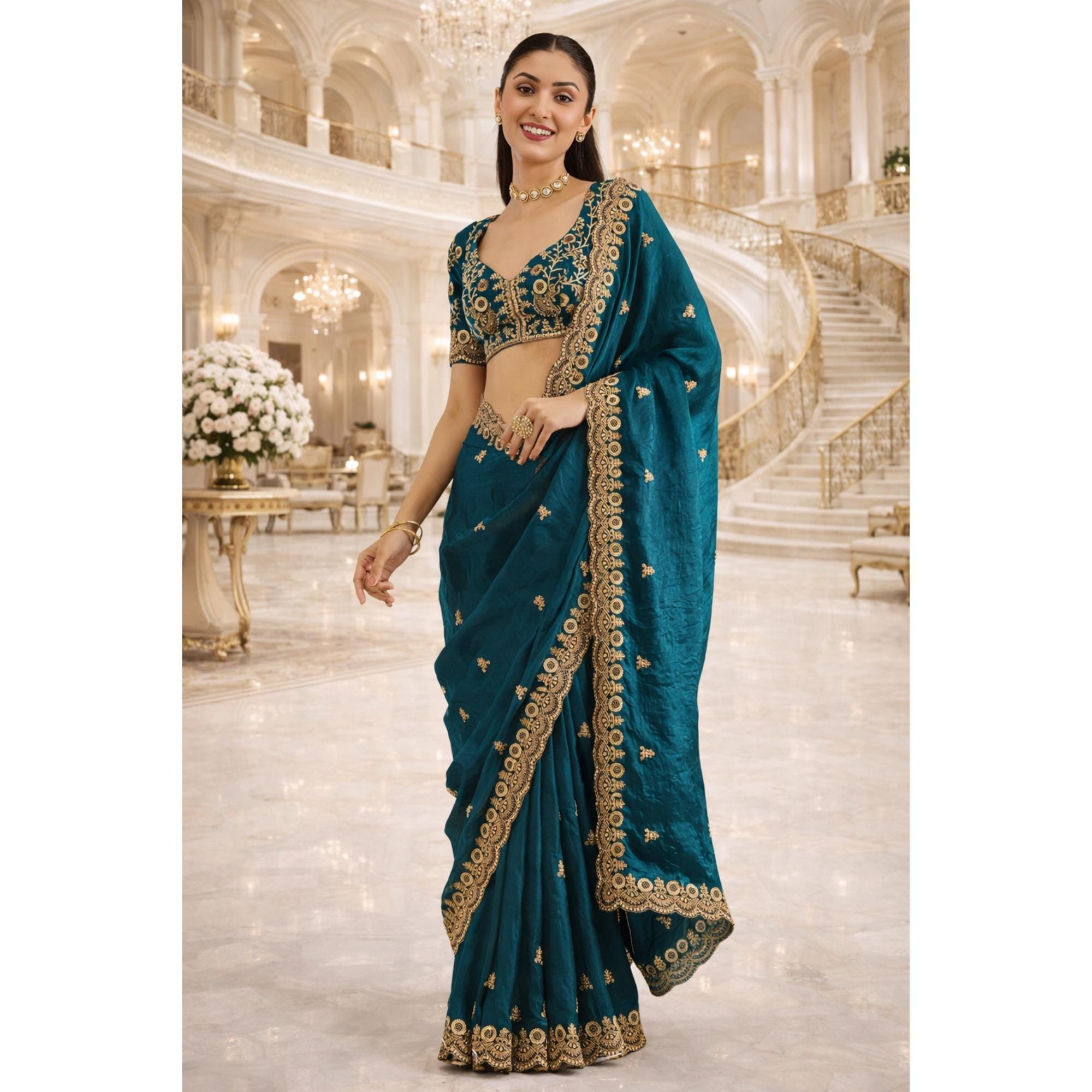 Saree Dress - Etsy