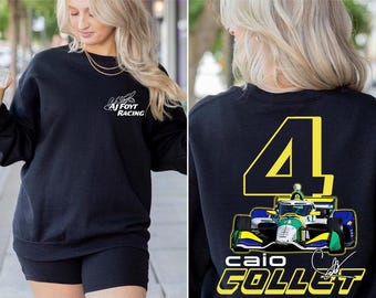 Caio Collet Vintage Indycar Shirt, Caio Collet #4 Racing Fan Shirt, Caio Collet Indycar Sweater Retro Graphic Tee, Motorsport Apparel Gift