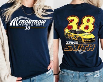 Zane Smith Retro Racing Tee, Vintage NASCAR Carson Hocevar Shirt, Race Car Fan Gift, Eras fan gif