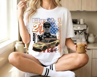 Christopher Bell Retro Racing Tee, Vintage NASCAR Christopher Bell Shirt, Race Car Fan Gift