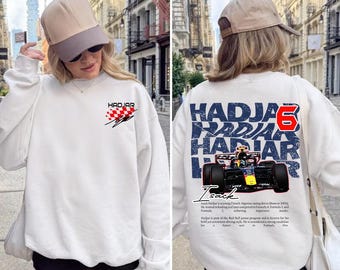 Isack Hadjar Formule 1-shirt, vintage F1 uniseks shirt, Isack Hadjar 6 F1-sweater, Isack HadjarF1-shirt, Hadjar F1-coureur retro fanshirt