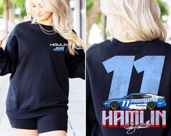 Denny Hamlin Retro Racing Tee, Denny Hamlin #11 Vintage NASCAR Carson Hocevar Shirt, Race Car Fan Gift
