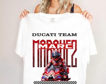 Marc Marquez MotoGP Shirt Vintage Racing Graphic Tee Motorcycle,  Marc Márquez 93 Racing Fan Gift Unisex T-Shirt Race Day Apparel