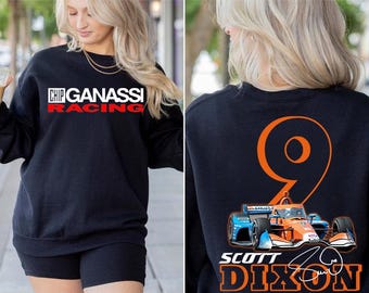 Scott Dixon Vintage Indycar Shirt, Scott Dixon #9 Racing Fan Shirt, Dixon Indycar Sweater Retro Graphic Tee, Motorsport Apparel Gift