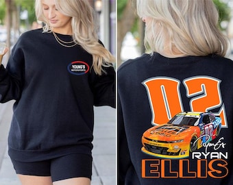 Ryan Ellis NASCAR Retro Racing Tee, Ryan Ellis 02 Vintage NASCAR O'Reilly Ryan Ellis Uniex Shirt, Race Car Fan Gift