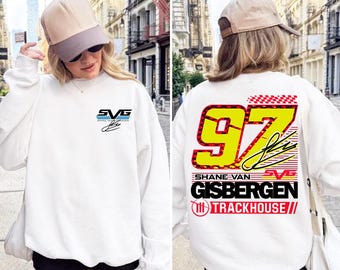 Shane van Gisbergen Vintage NASCAR Shirt, Gisbergen 97 Racing Fan Shirt, Gisbergen Sweater Retro Graphic Tee, Motorsport Apparel Gift
