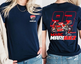 Marc Marquez MotoGP Shirt Vintage Racing Graphic Tee Motorcycle,  Marc Márquez 93 Racing Fan Gift Unisex T-Shirt Race Day Apparel