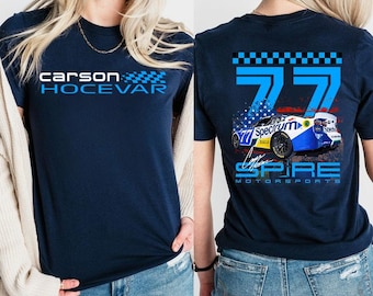 Carson Hocevar Vintage NASCAR Shirt, Carson Hocevar 77 Racing Fan Shirt, Hocevar Sweater Retro Graphic Tee, Stylish Motorsport Apparel Gift