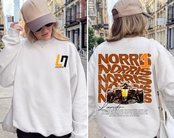 Lando Norris Formula 1 Shirt, Vintage F1 Unisex Shirt, Lando NorrisF1 Sweatshirt, Lando Norris F1 Shirt, Norris F1 Driver Retro Fan Shirt