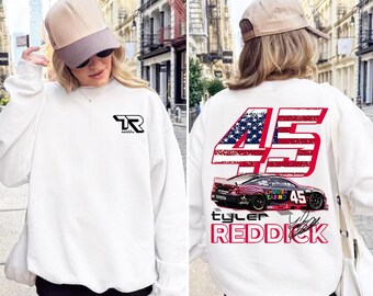 Tyler Reddick Vintage NASCAR Shirt, Tyler Reddick #45 Racing Fan Shirt, Reddick Sweater Retro Graphic Tee, Stylish Motorsport Apparel Gift
