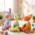 Dog Toys for Aggressive Chewers, Indestructible Squeaky Dog Toy, Interactive Puppy Chew Toy for Small Dogs, Durable Pet Gift