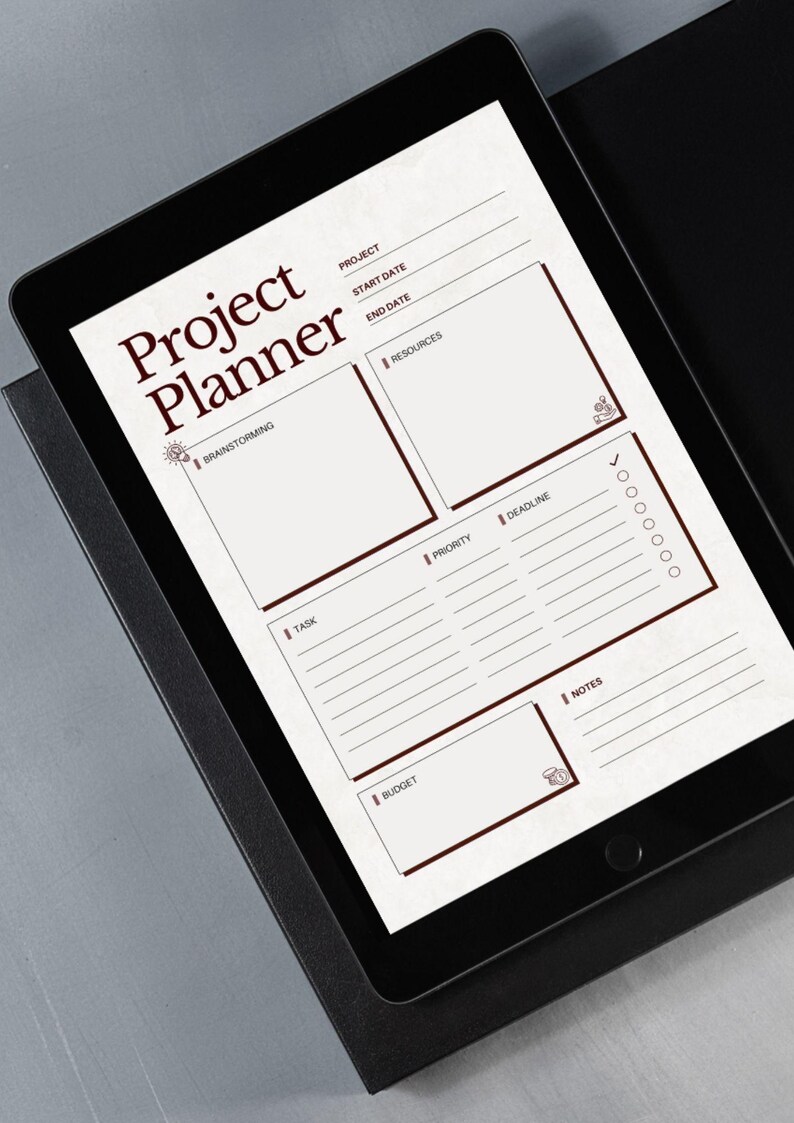 Creative Project Planner Template | Student Assignment Tracker | Canva ...