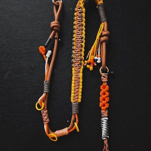 Adjustable Paracord Sling Strap | Handmade Crossbody Bag Strap | Outdoor EDC Shoulder Strap | Custom Colors | Camera Strap