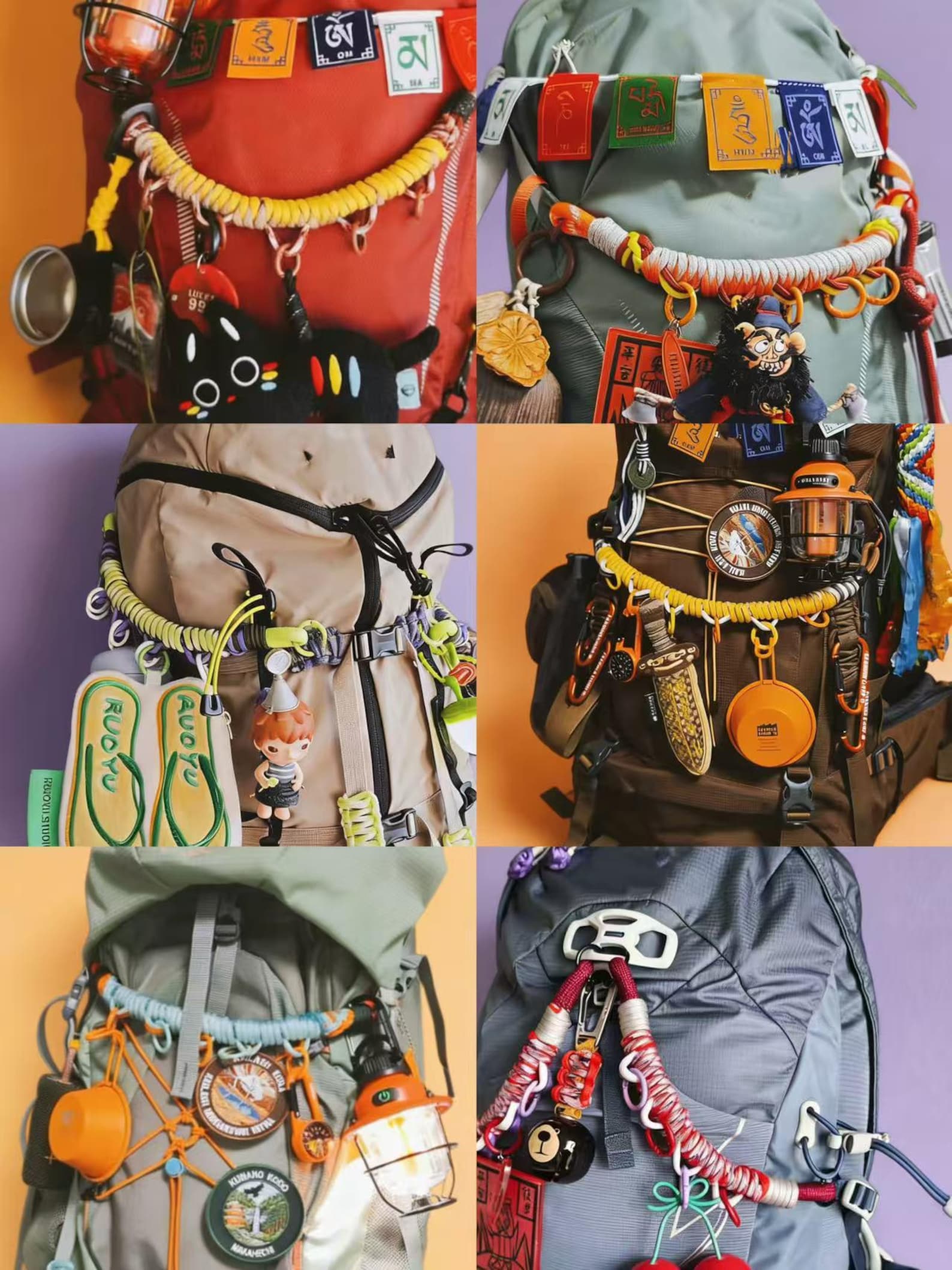 Paracord Rucksack Handmade Paracord Backpack Charm.custom Braided Bag Accessory. - Etsy