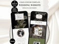 Old Money Lace Wedding Website Template Classic Floral Coquette Elegant Doily Invitation with Live Countdown, Mobile RSVP (Digital Download) product logo