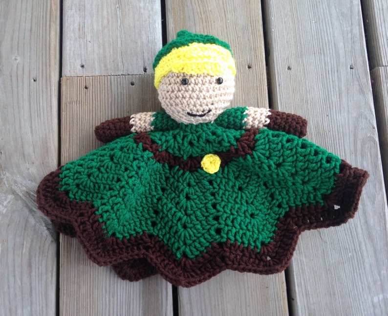 Crochet Link from Zelda lovey security blanket doll baby Etsy