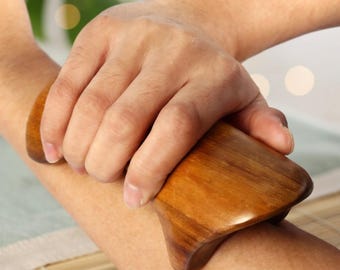 Fragrant Wooden Frog Massager, Aromatherapy Acupressure Tool, Thai Reflexology Trigger Point Wand, Cute Animal Gua Sha, Gift for mom, her