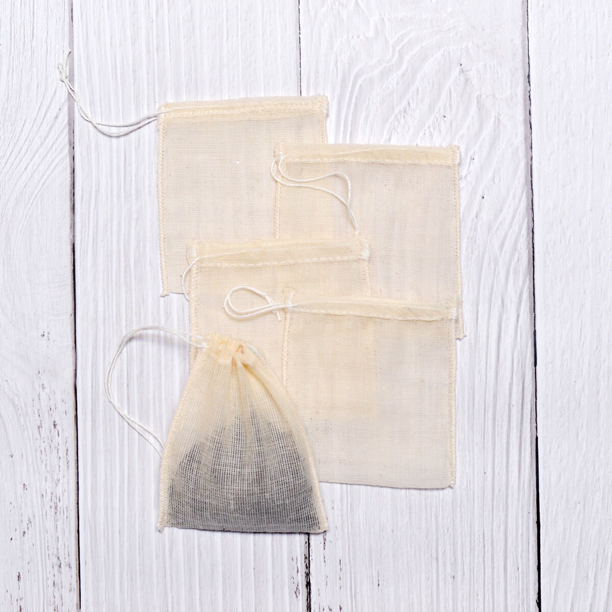 Reusable Tea Bag Set of 5 100 Cotton Etsy