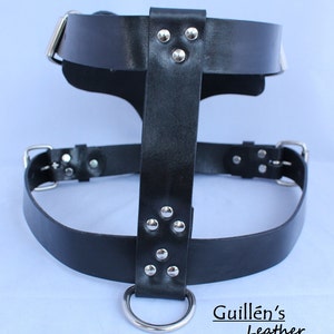 Extra Large Leather Dog Harness image 2