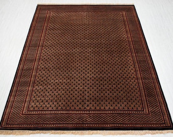 9x12 Greenish Gray Litchi Herati Silk Feel Wool Rug For Bedroom / Living Room Rug 5x8, 6x9, 8x10, 9x12, 10x14, 12x15 Rug,