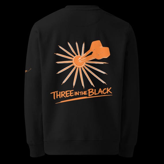 SOD three in the black orange unisex eco-responsible sweatshirt