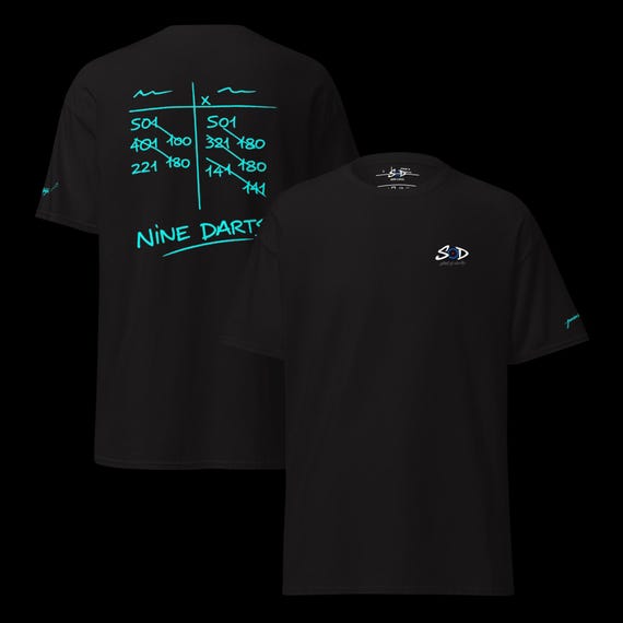 SOD nine darts classic blue unisex t-shirt