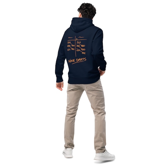 SOD Nine Darts Basic Unisex Eco-Friendly Orange Hoodie