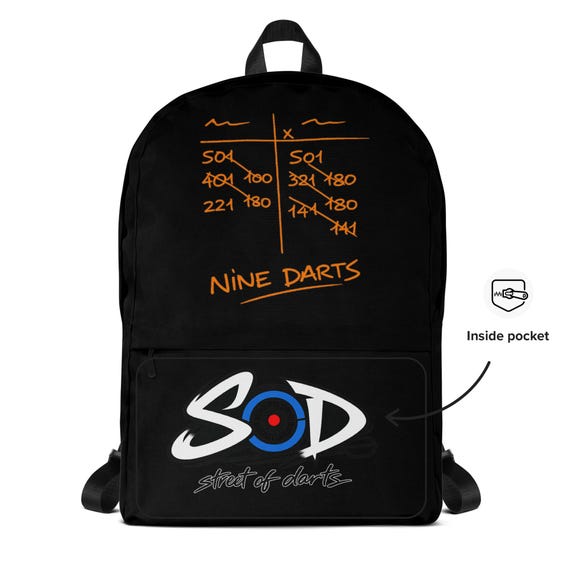 SOD nine darts orange backpack