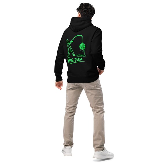 SOD Big Fish Green Eco-Friendly Basic Unisex Hoodie