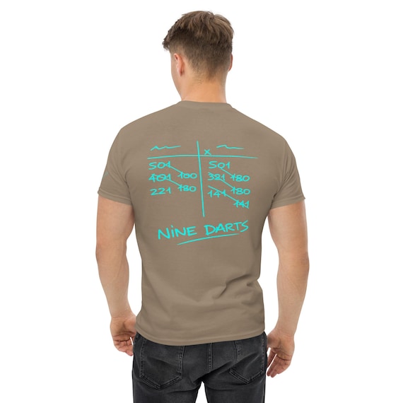 SOD nine darts classic blue unisex t-shirt