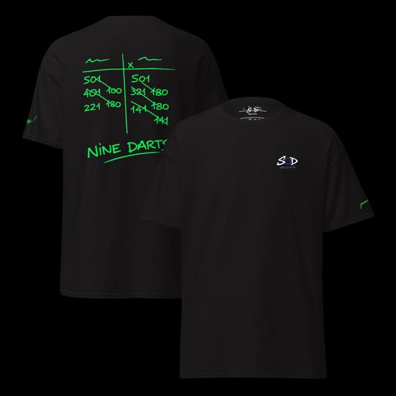 SOD nine darts classic green unisex t-shirt