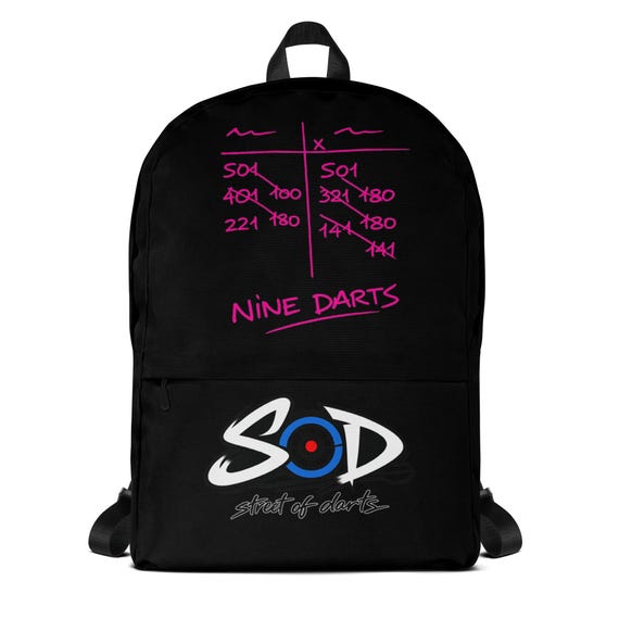 SOD nine darts pink backpack