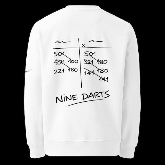SOD nine darts black eco-friendly unisex sweatshirt