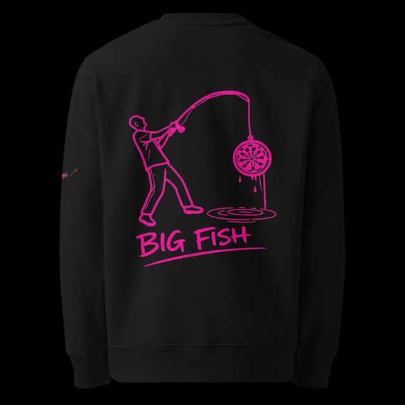 SOD big fish pink eco-friendly unisex sweatshirt