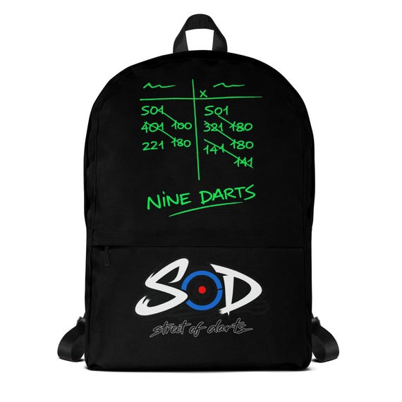 SOD nine darts green backpack