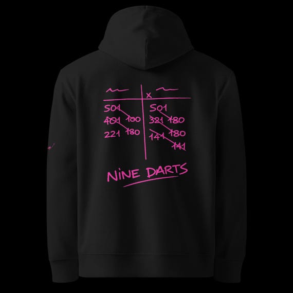 SOD Nine Darts Basic Unisex Eco-Friendly Pink Hoodie