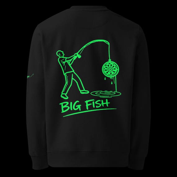 Unisex eco-friendly green SOD big fish sweatshirt