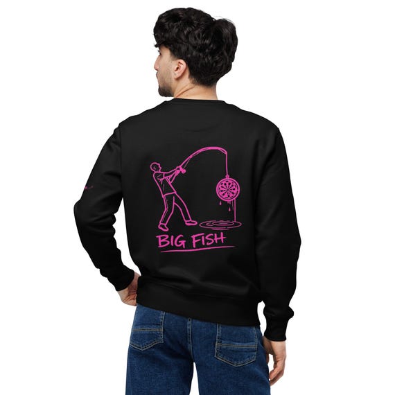 Sweatshirt SOD big fish rose éco-responsable unisexe