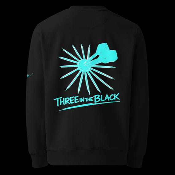 SOD Three in the Black Unisex Eco-Friendly Blue Sweatshirt