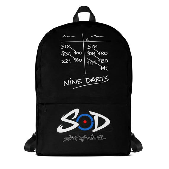 SOD nine darts white backpack