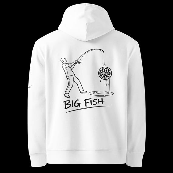 SOD Big Fish Black Eco-Friendly Basic Unisex Hoodie