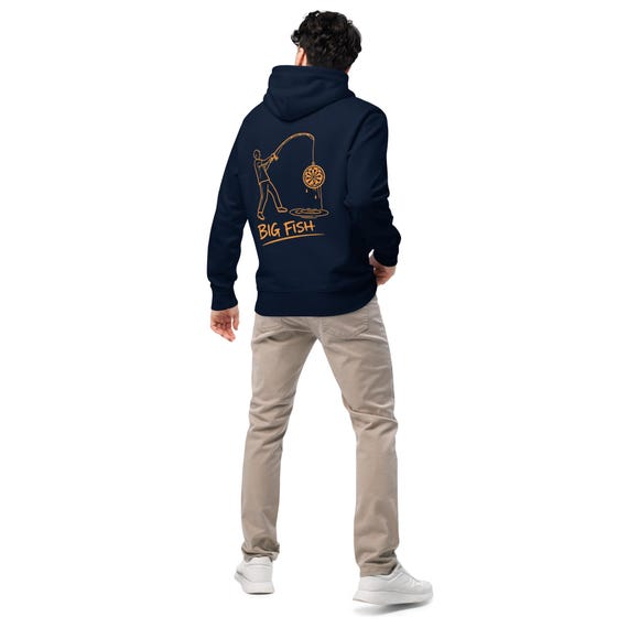 SOD Big Fish Orange Eco-Friendly Basic Unisex Hoodie