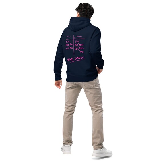 SOD Nine Darts Basic Unisex Eco-Friendly Pink Hoodie